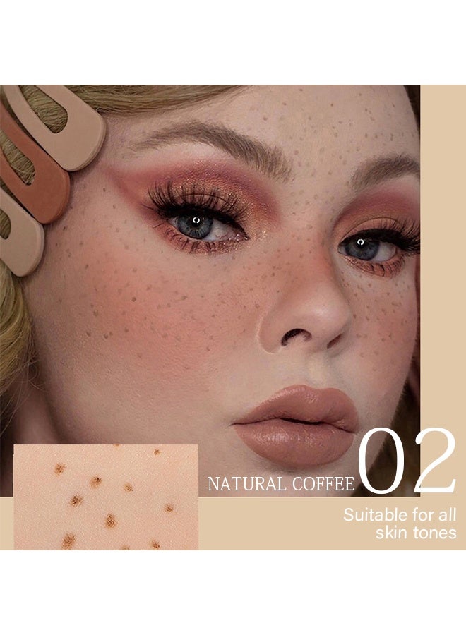 PAGE VINE Freckle Pen, Fake Freckles Pen for Natural Sunkissed Makeup,Faux Face Freckle Pens Waterproof and Long Lasting,Soft Sopt Freckle Pen #02 - Image 2